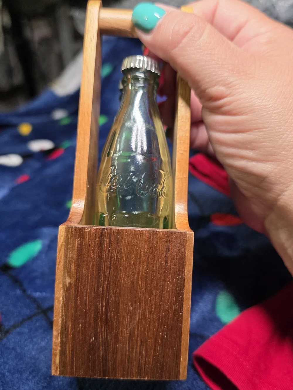 TableCraft Coca-Cola CC339NW Salt and Pepper Shaker Set with Wood Crate
